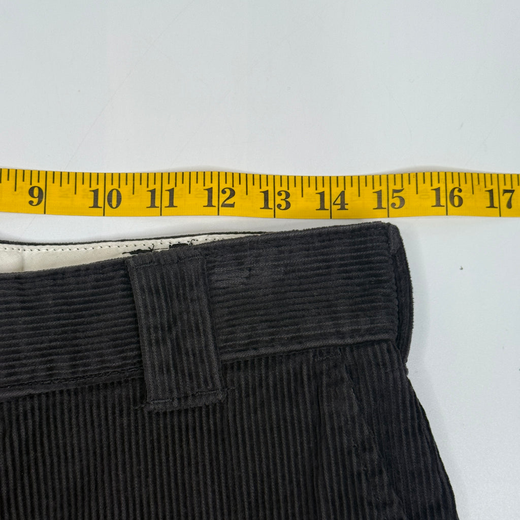 Dickies Corduroy Straight Leg Pants 30" M Black