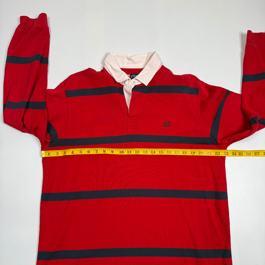 VTG Chaps Striped Rugby Polo L