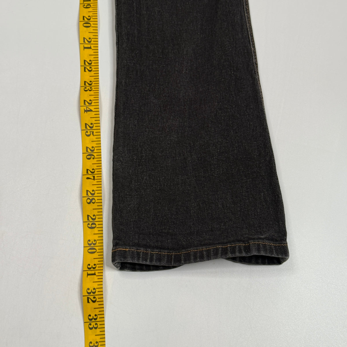 Y2K Dickies Y2K Denim Bootcut Low Rise Pants 29" S/M Black