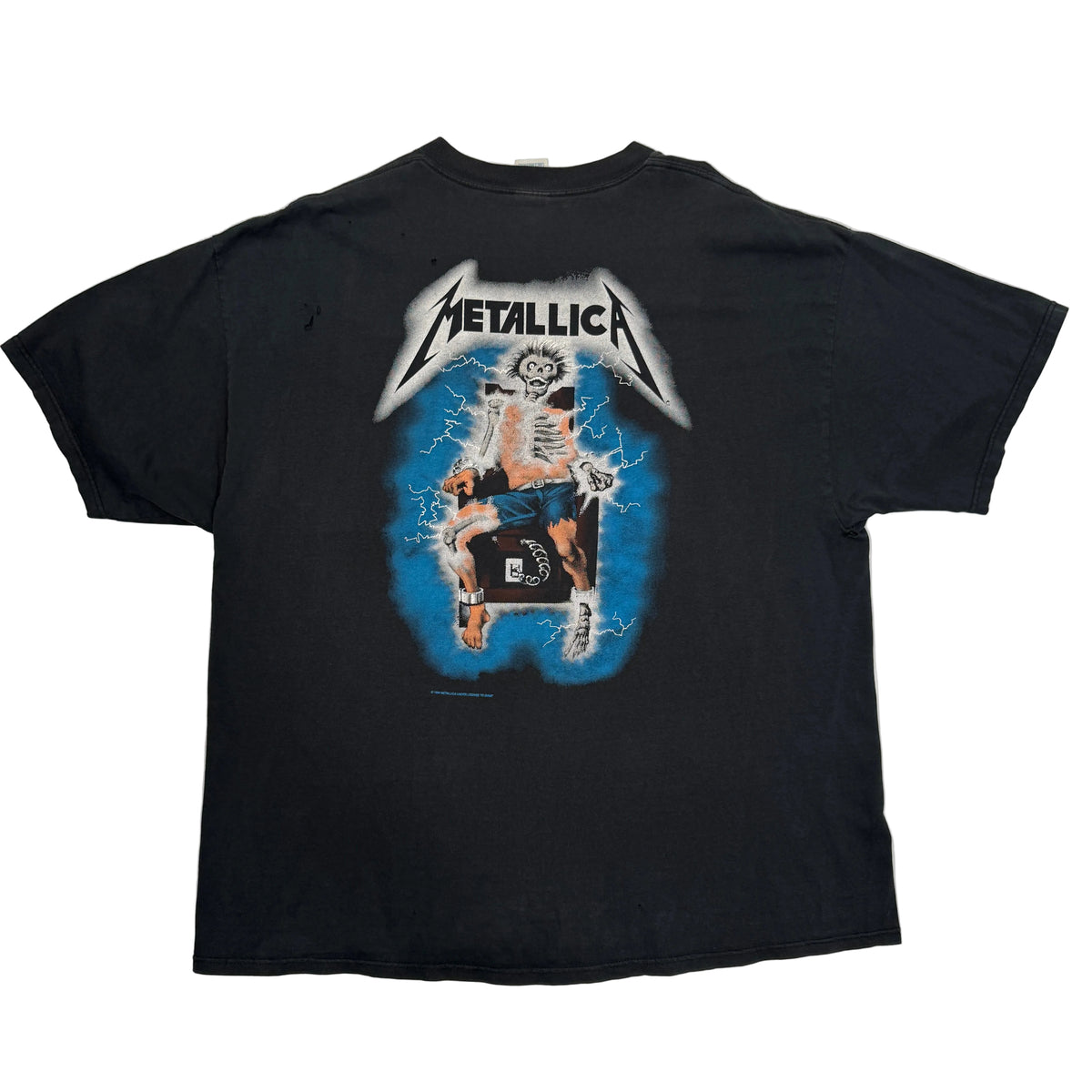 Y2K Metallica Ride The Lightning T Shirt 2XL