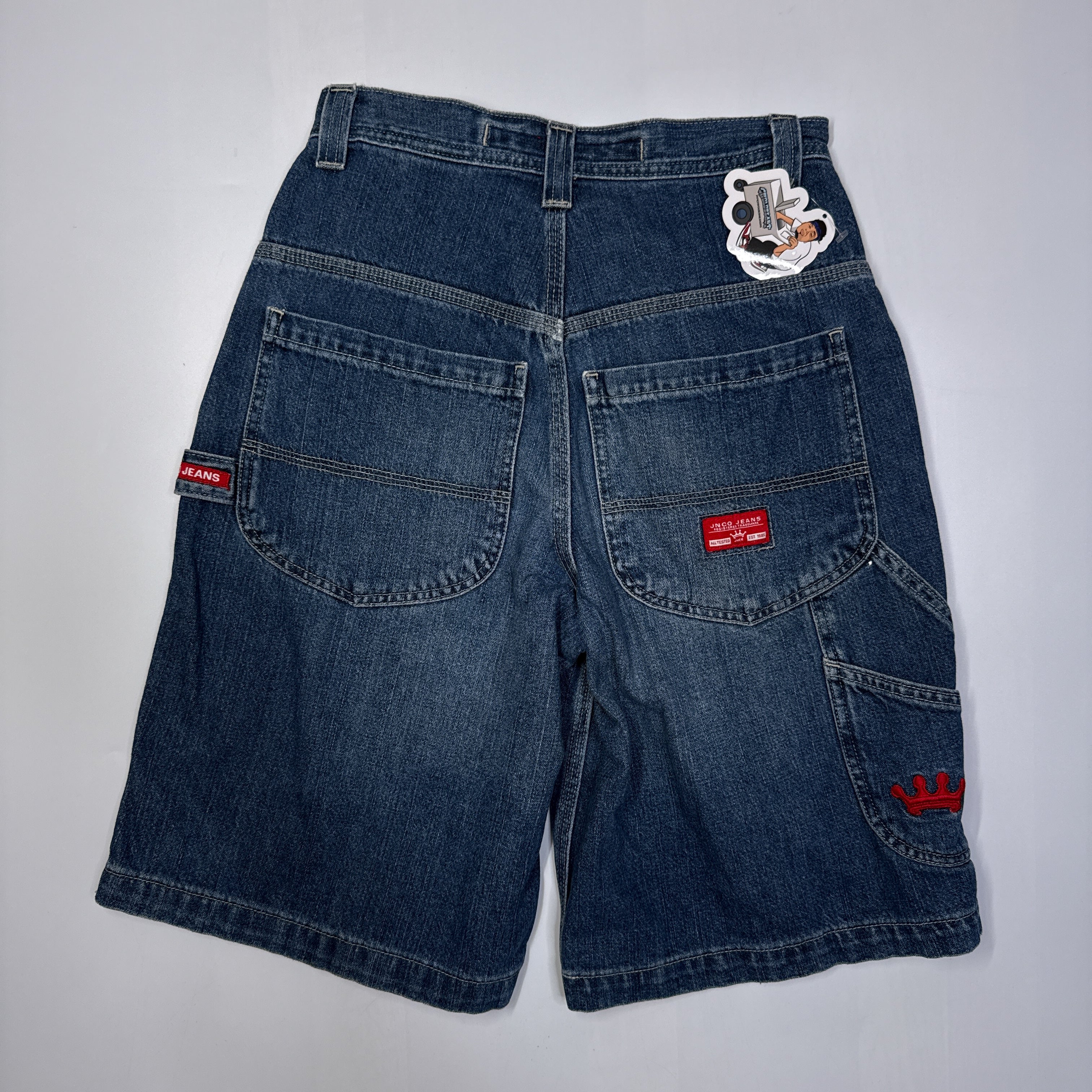 Y2K Jnco Utility Denim Shorts 29"