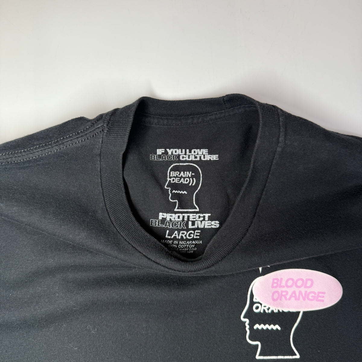2020 Brain Dead Black Culture T Shirt L Black