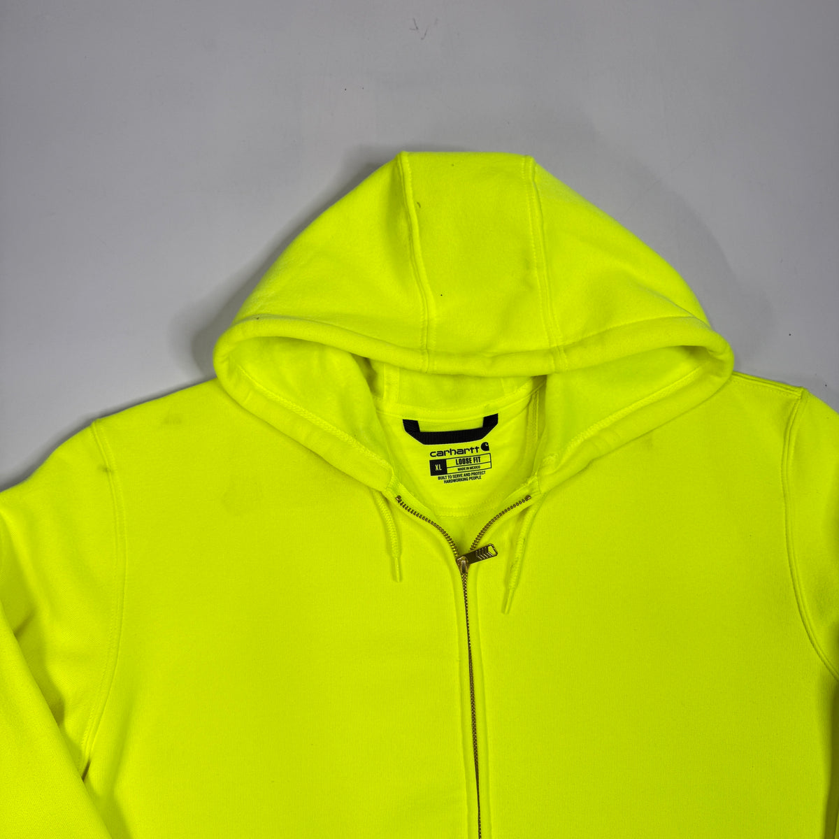 NWOT Carhartt Loose Fit Midweight Hoodie XL Bright Lime