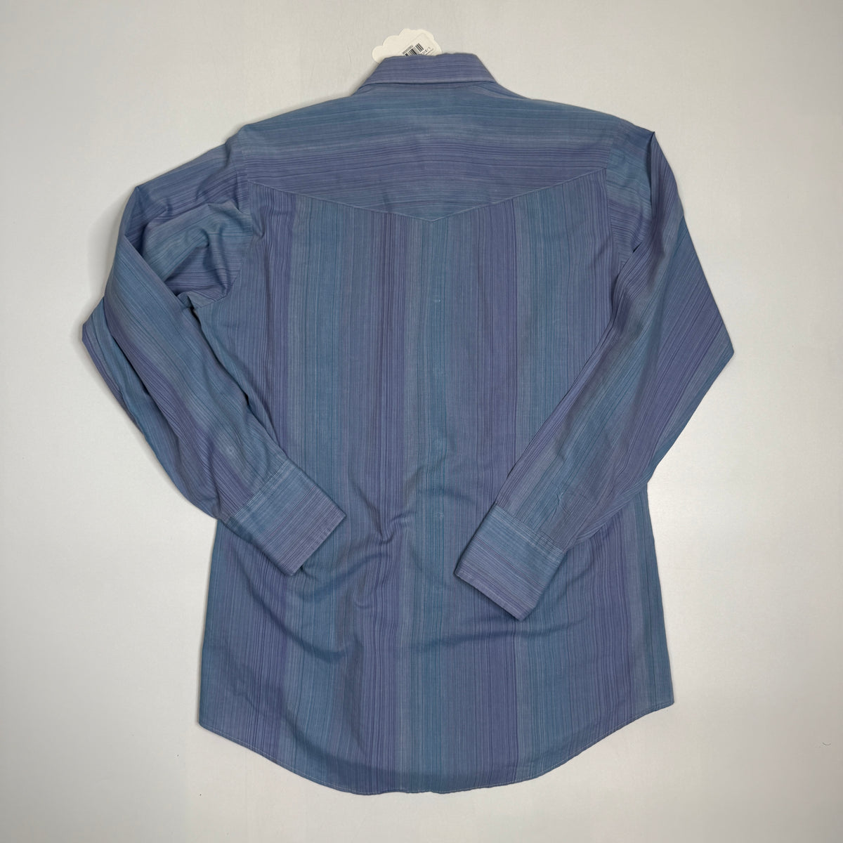VTG Karman Western Peal Snap L/S Button Up M Purple