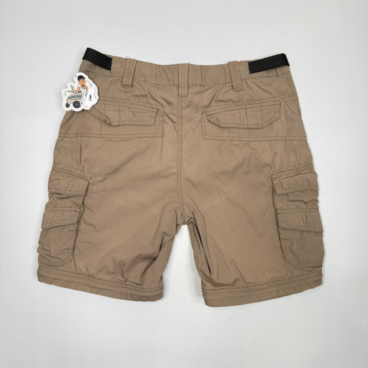 Y2K BC Clothink Outdoor Utility Shorts 34" Tan