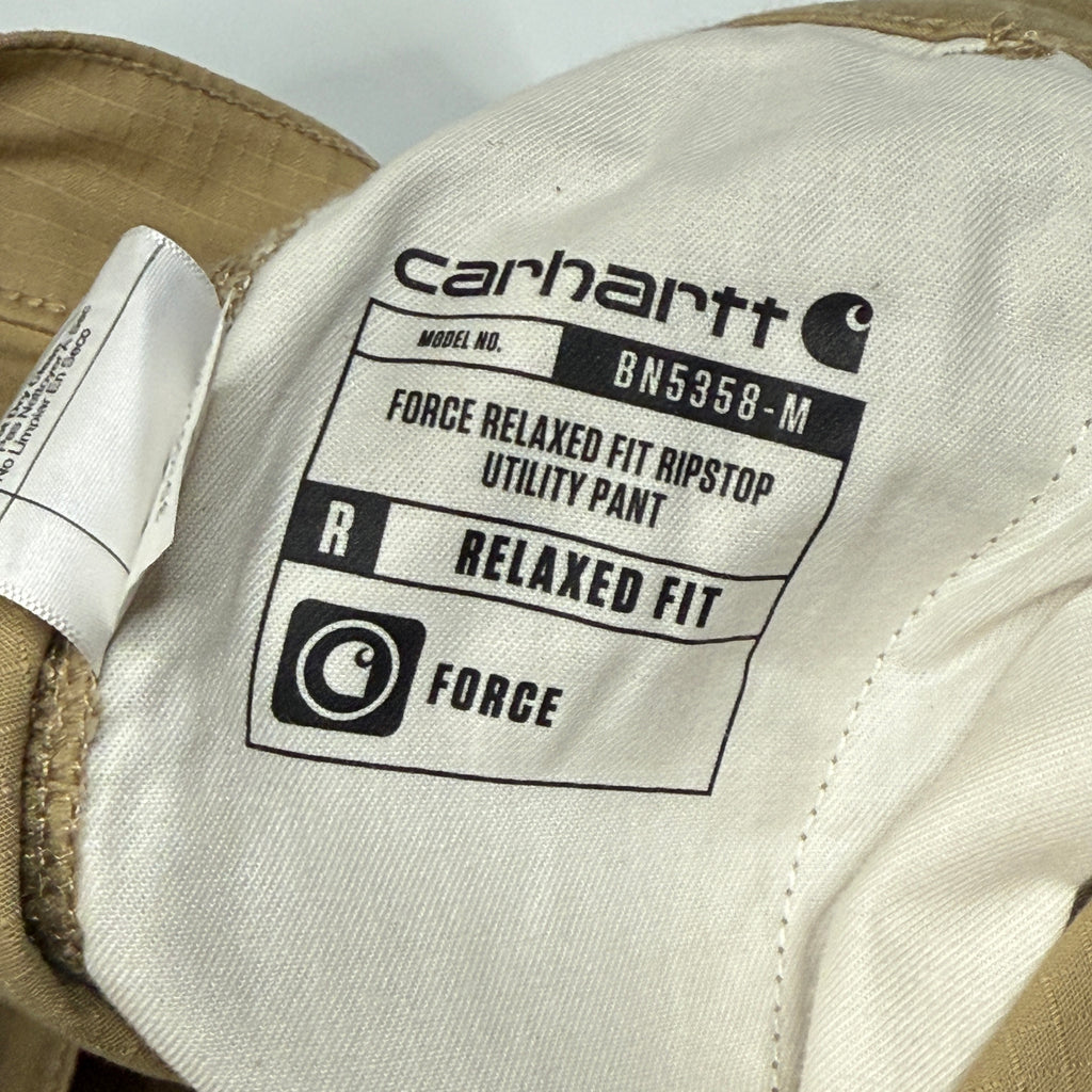 Carhartt Relaxed Straight Force Ripstop Pant 50" Dark Khaki