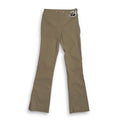 Y2K Guess Jeans Low Rise Side Zip Flare Pants 27" S/M Khaki