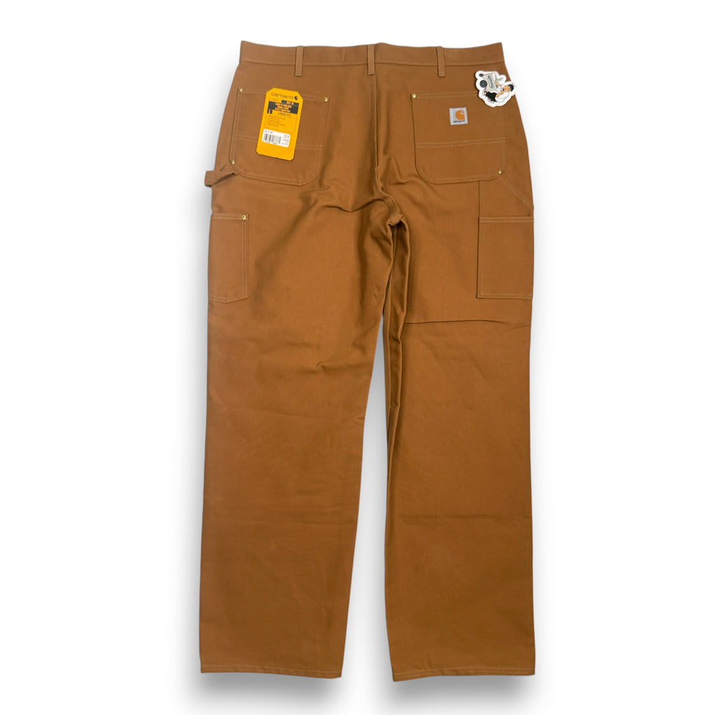 NWT Carhartt Iconic B01 Firm Duck Double Front Loose Fit Work Pants 40" Brown