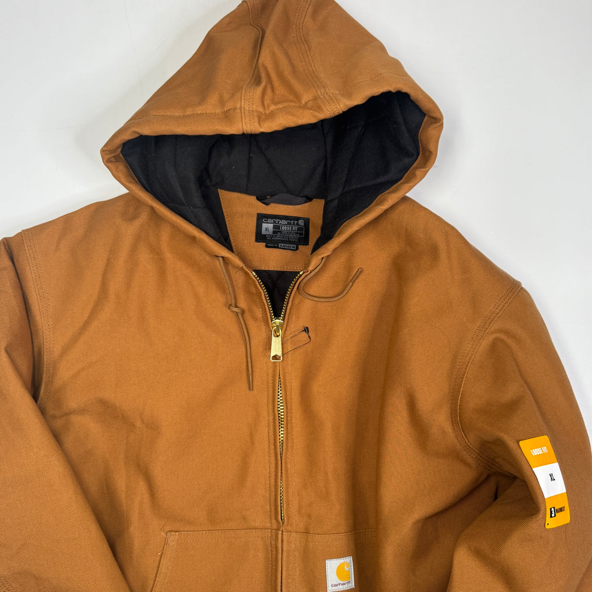 NWOT Carhartt Duck Active Loose Fit Jacket XL Brown