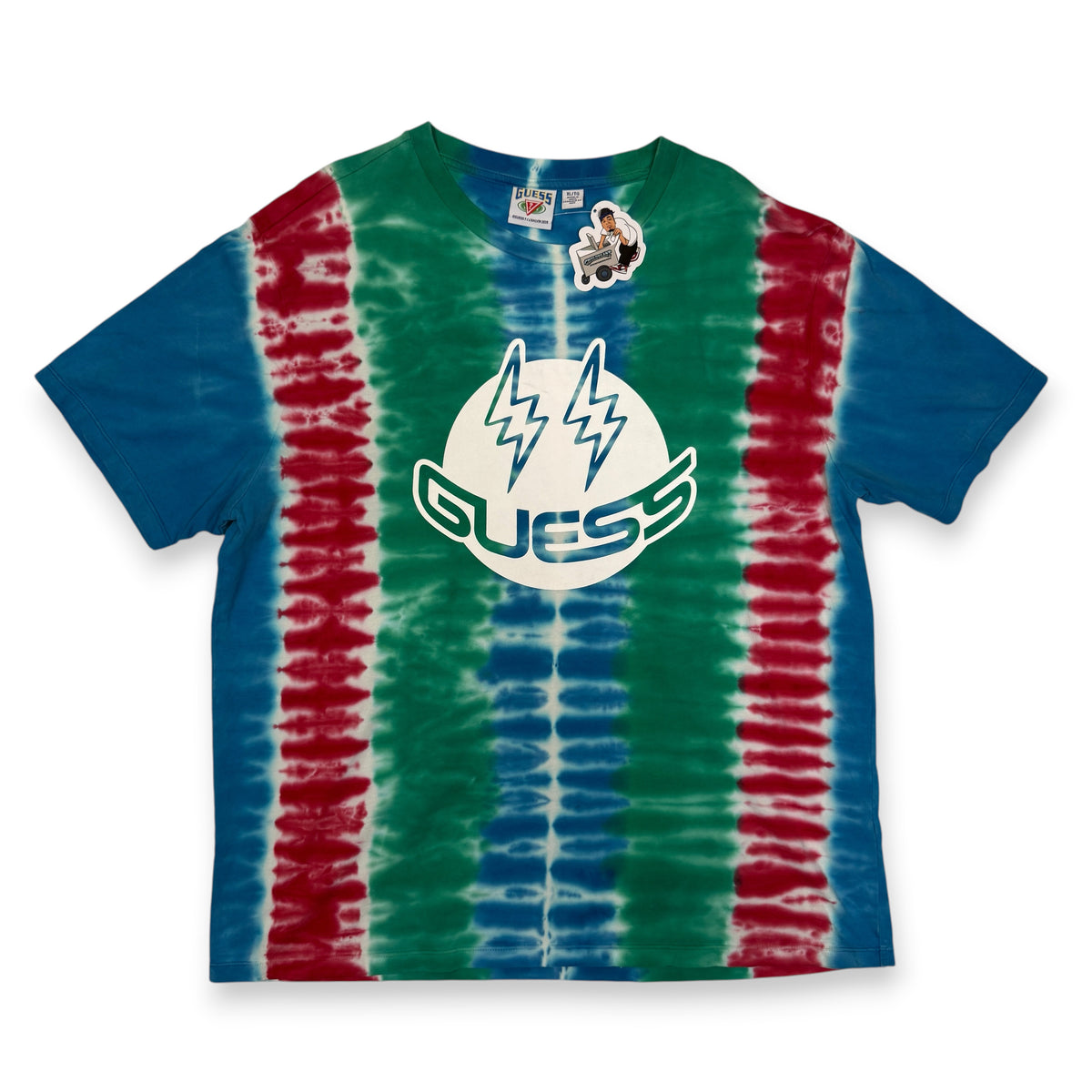 2020 Guess J Balvin Tie Dye T Shirt XL