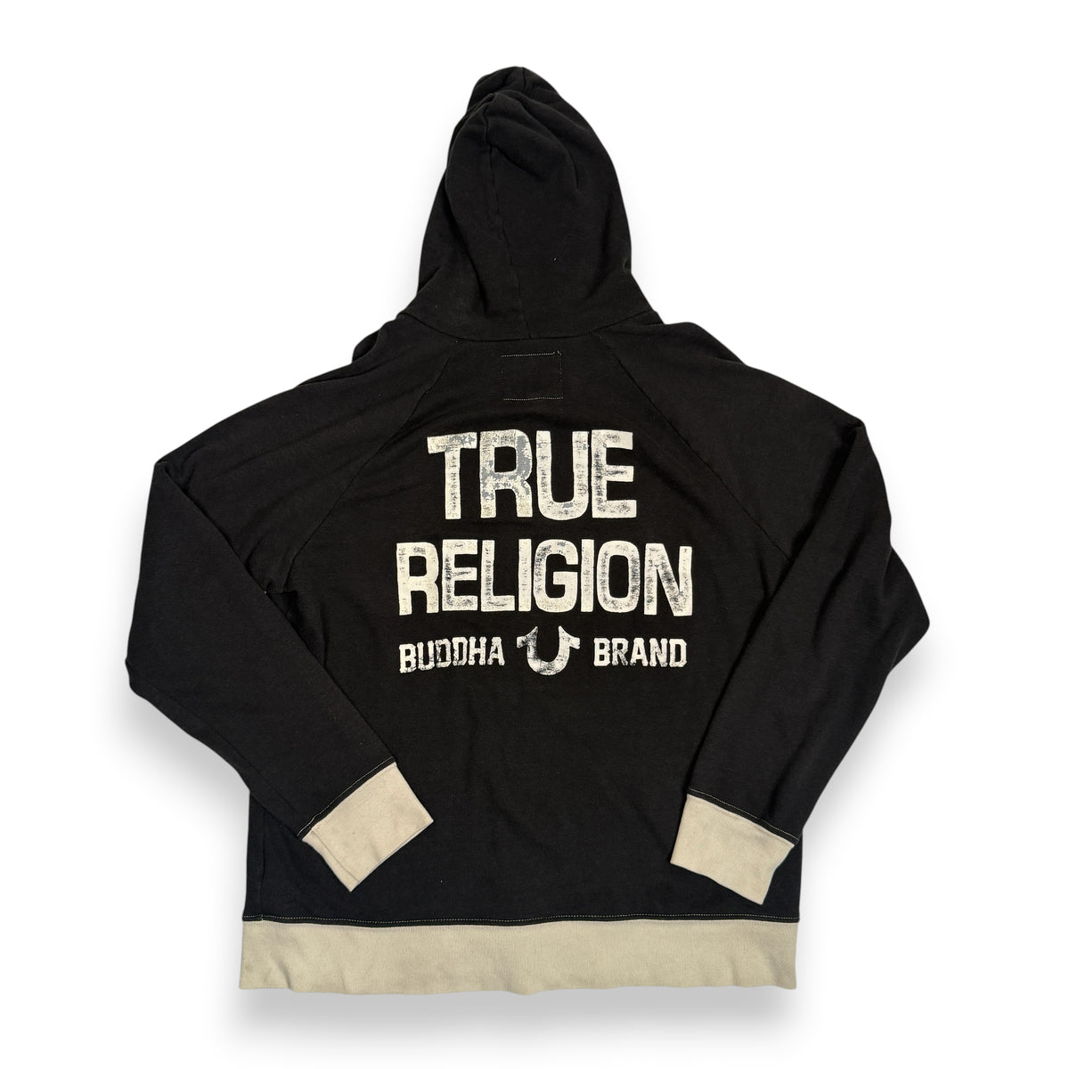 Y2K True Religion Buddah Full Zip Hoodie M/L