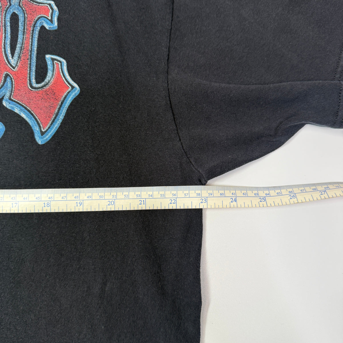 Y2K Liquid Blue Grateful Dead Melt Your Face T Shirt XL Black