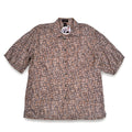 VTG Riscatto Geometric Silk Button Up L