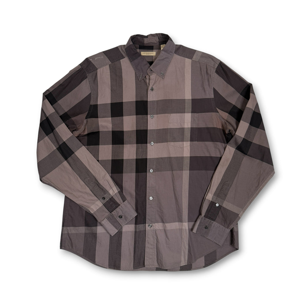 Burberry Brit Exploded Check L/S Button Up M/L