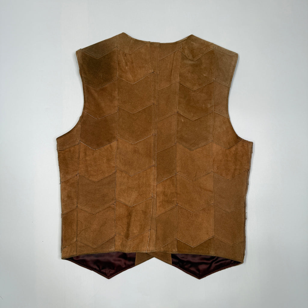 VTG Randy Nichols Suede Leather Vest S