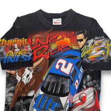 Load image into Gallery viewer, VTG AOP Rusty Wallace New Ride Same Attitude T Shirt L