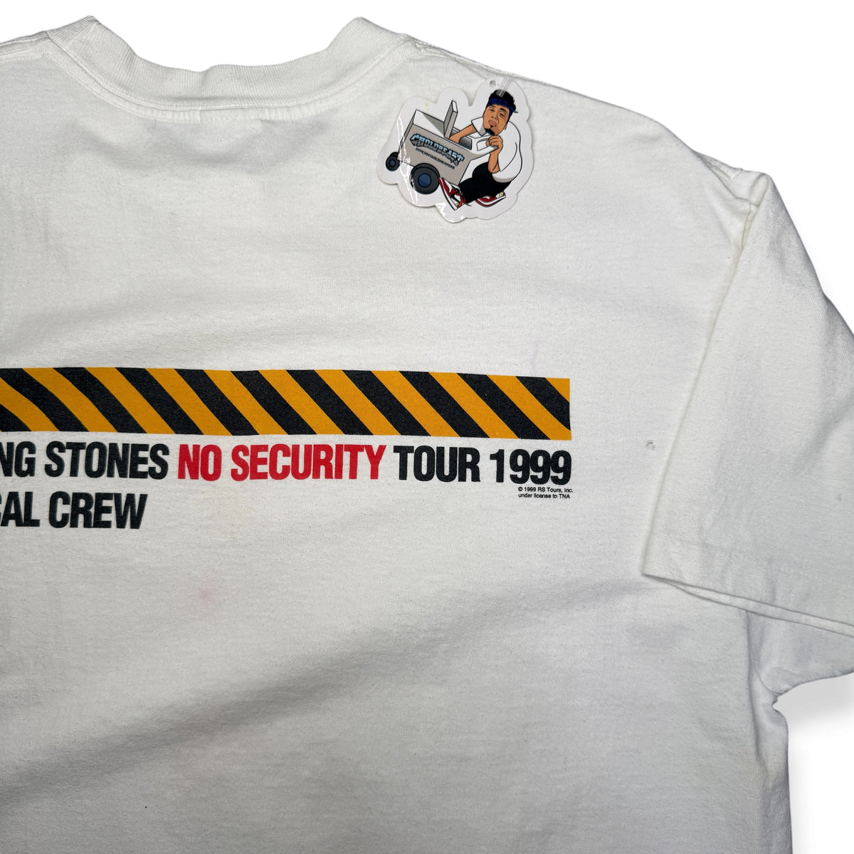 VTG 1999 Rolling Stones No Security T Shirt XL