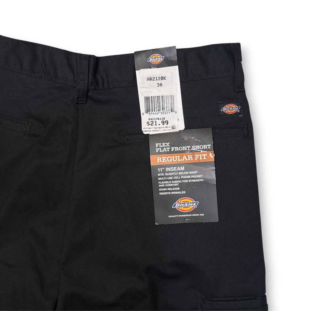 NWT Dickies Black Flex Shorts 30"