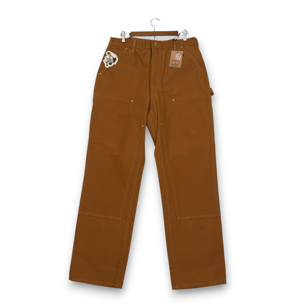 NWT Carhartt Duck Double Front Dungaree Pants 34"