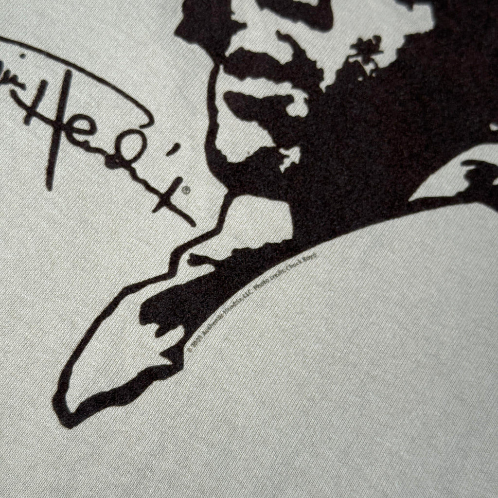 Y2K 2001 Jimmy Hendrix Felt T Shirt L Tan