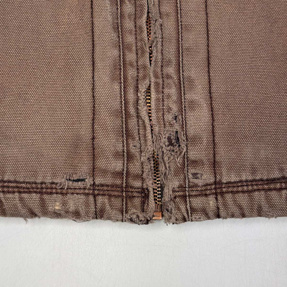 Dickies Distressed Sherpa Lined Vest S Brown