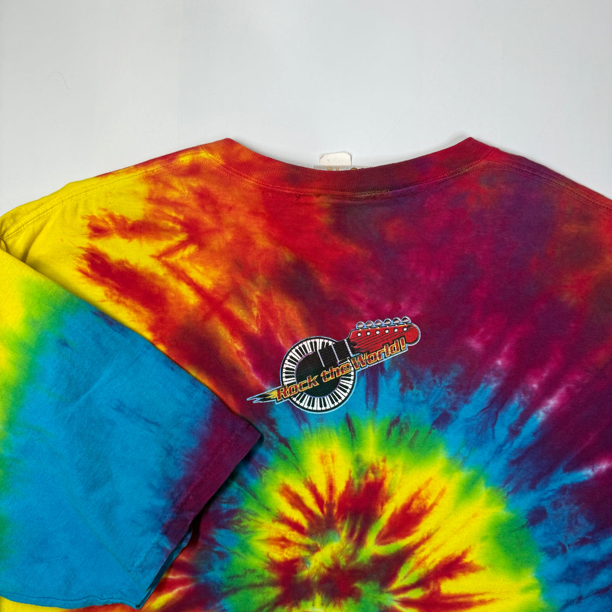 VTG Disney Aerosmith Rock N Roller Coaster Tie Dye L/XL