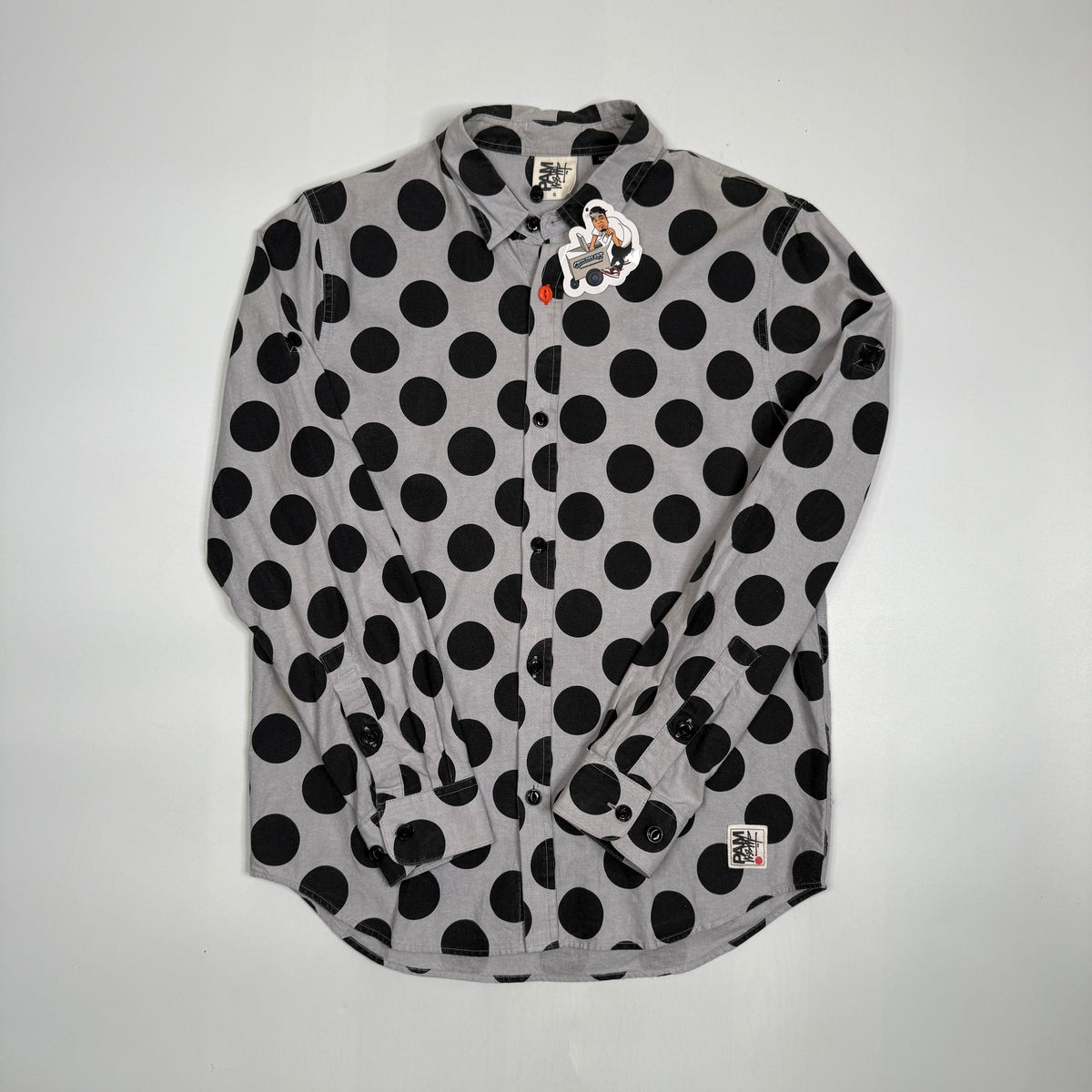 2011 Stussy Pam Polka Dot L/S Button Up S