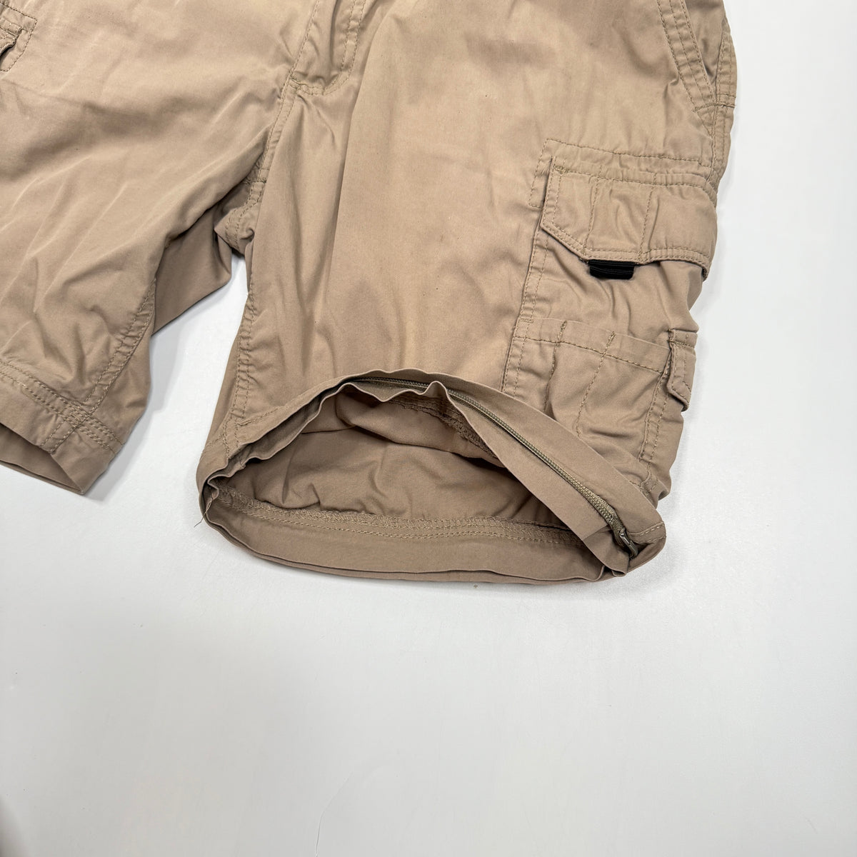 Y2K BC Clothink Outdoor Utility Shorts 34" Tan