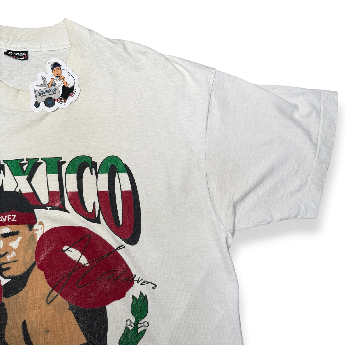 VTG Julio Ceasar Chaves T Shirt XL White