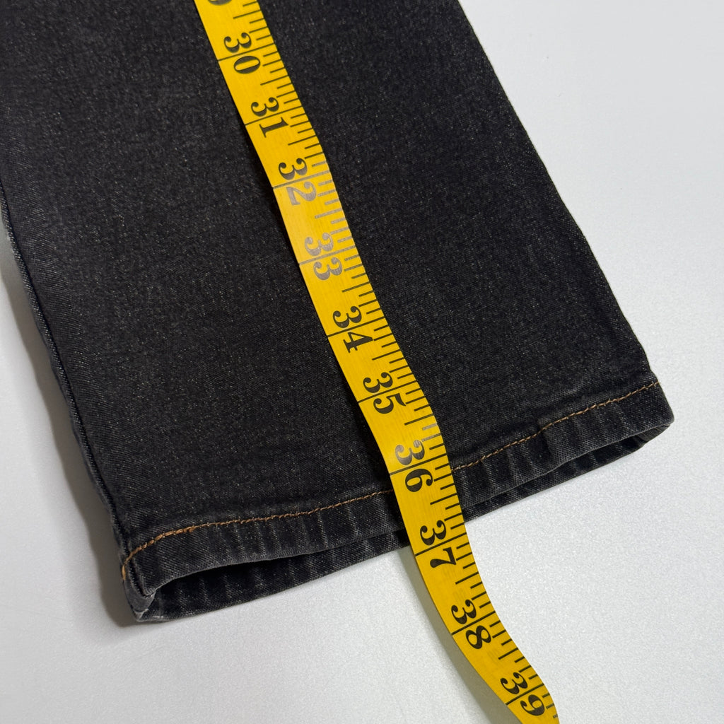 Y2K Dickies Y2K Denim Bootcut Low Rise Pants 29" S/M Black