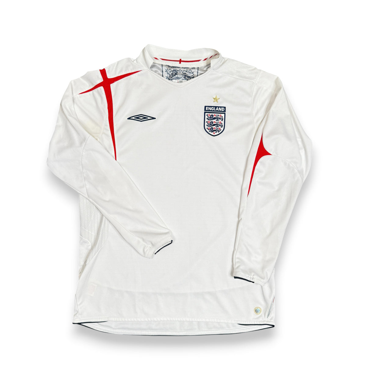 Y2K 2005 Umbro England L/S Soccer Jersey L Home
