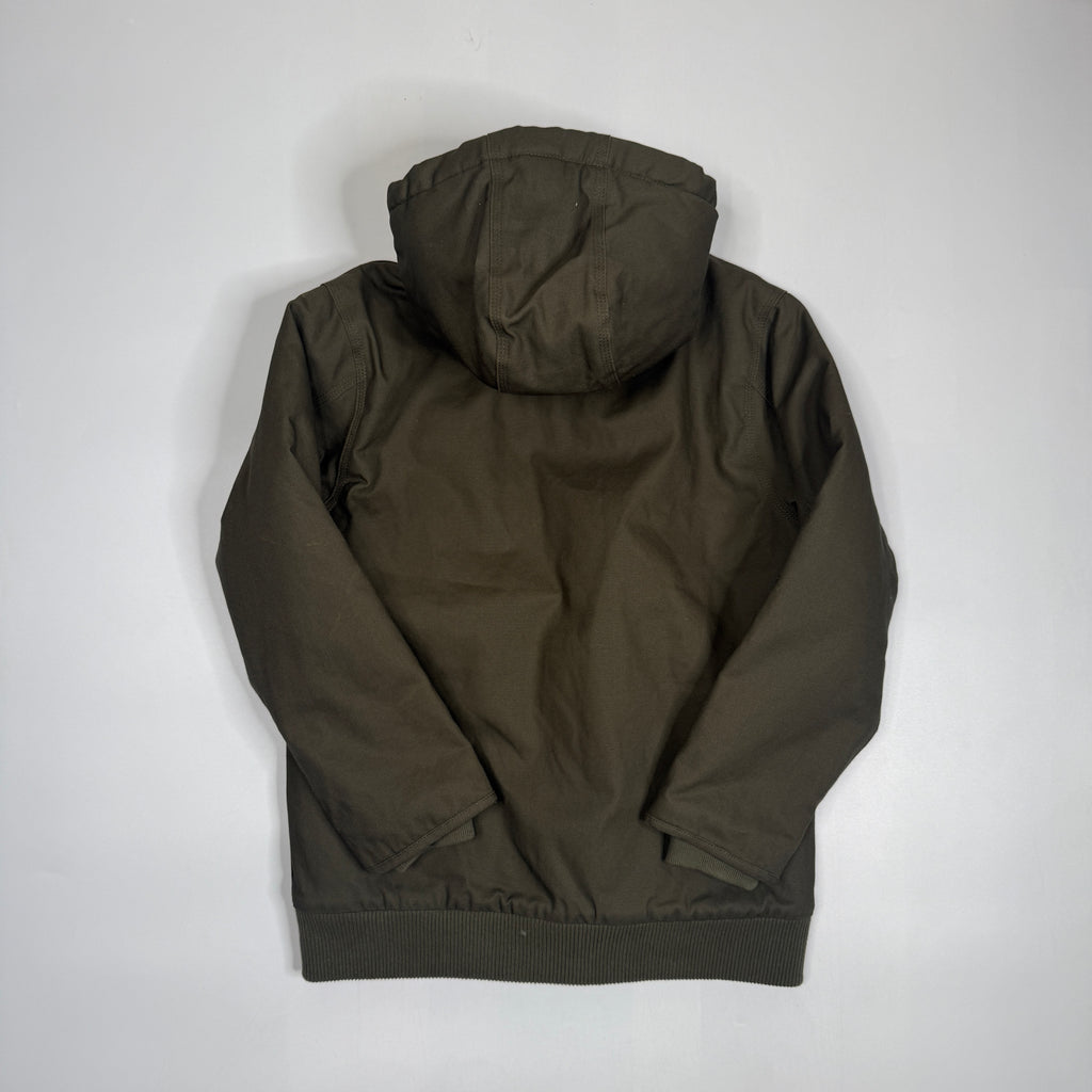 NWT Carhartt Firm Duck Active Lined Jacket L Kids Olive