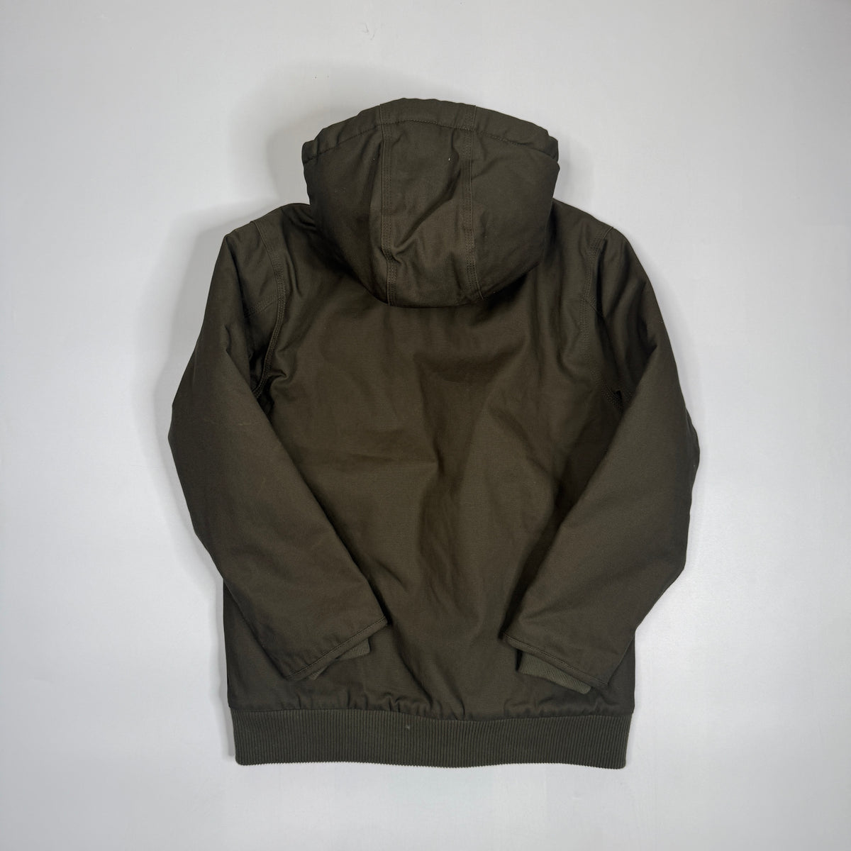 NWT Carhartt Firm Duck Active Lined Jacket L Kids Olive