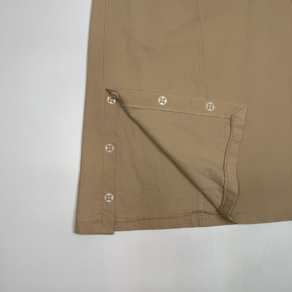 Y2K Alberta Ferretti Khaki Utility Maxi Skirt 29" M