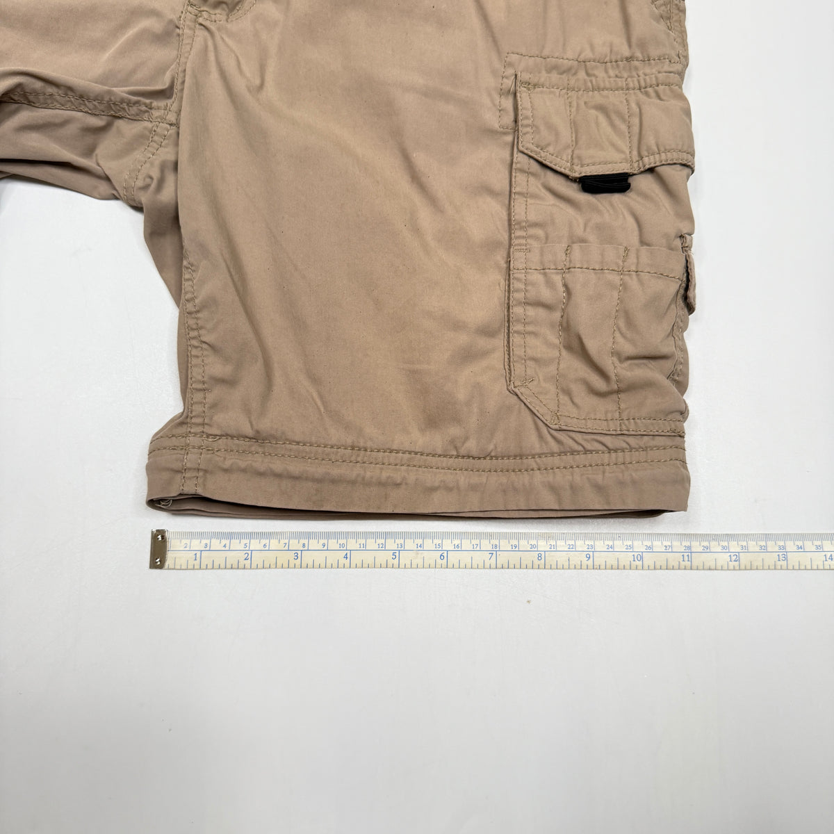 Y2K BC Clothink Outdoor Utility Shorts 34" Tan
