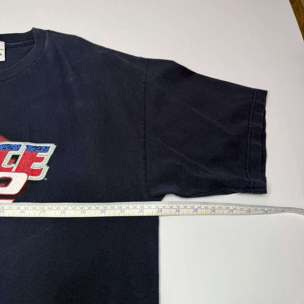 Y2K Rusty Wallace 2 Spell out T Shirt M Navy