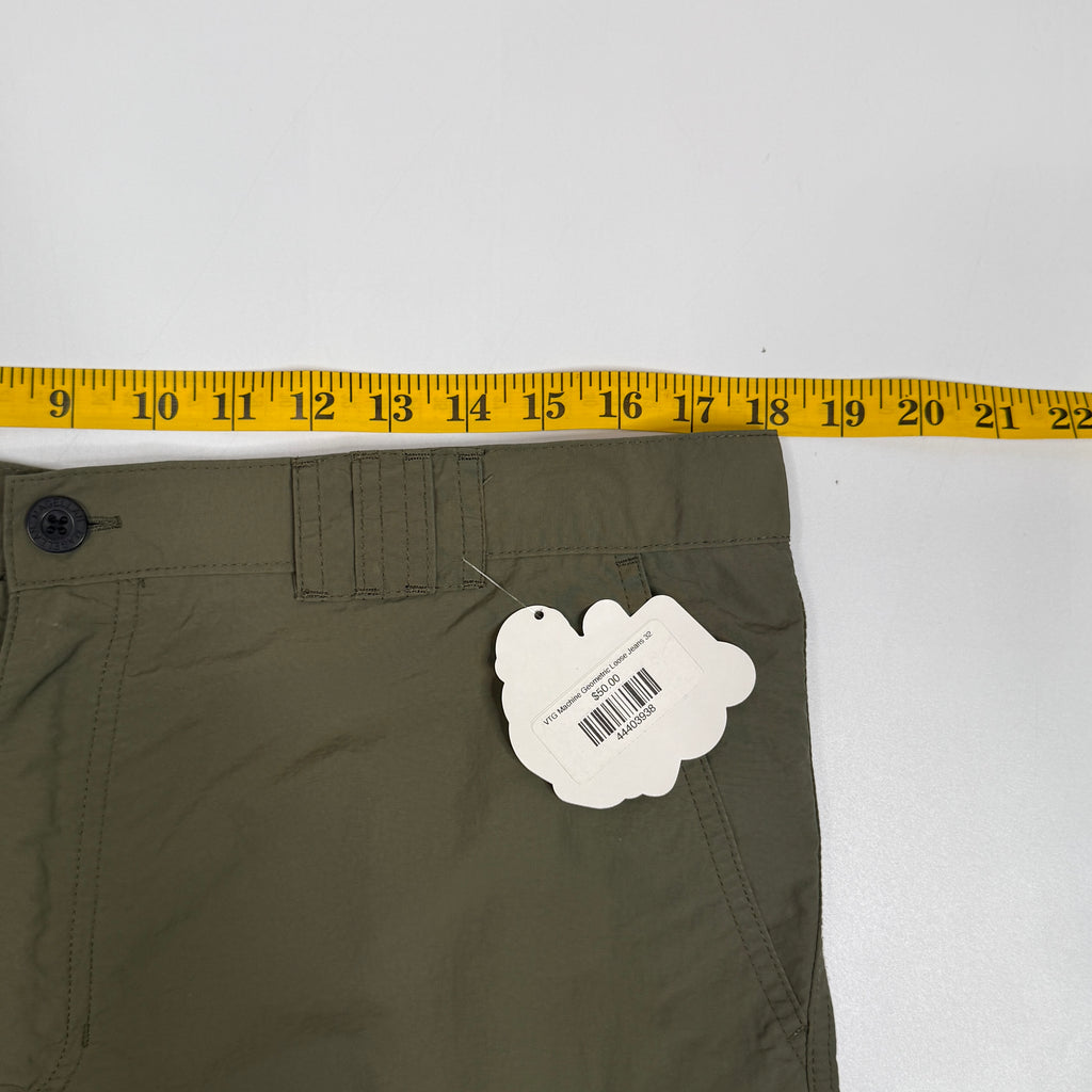 Y2K Magellan Outdoor Utility Cut Off Pants 36" Olive
