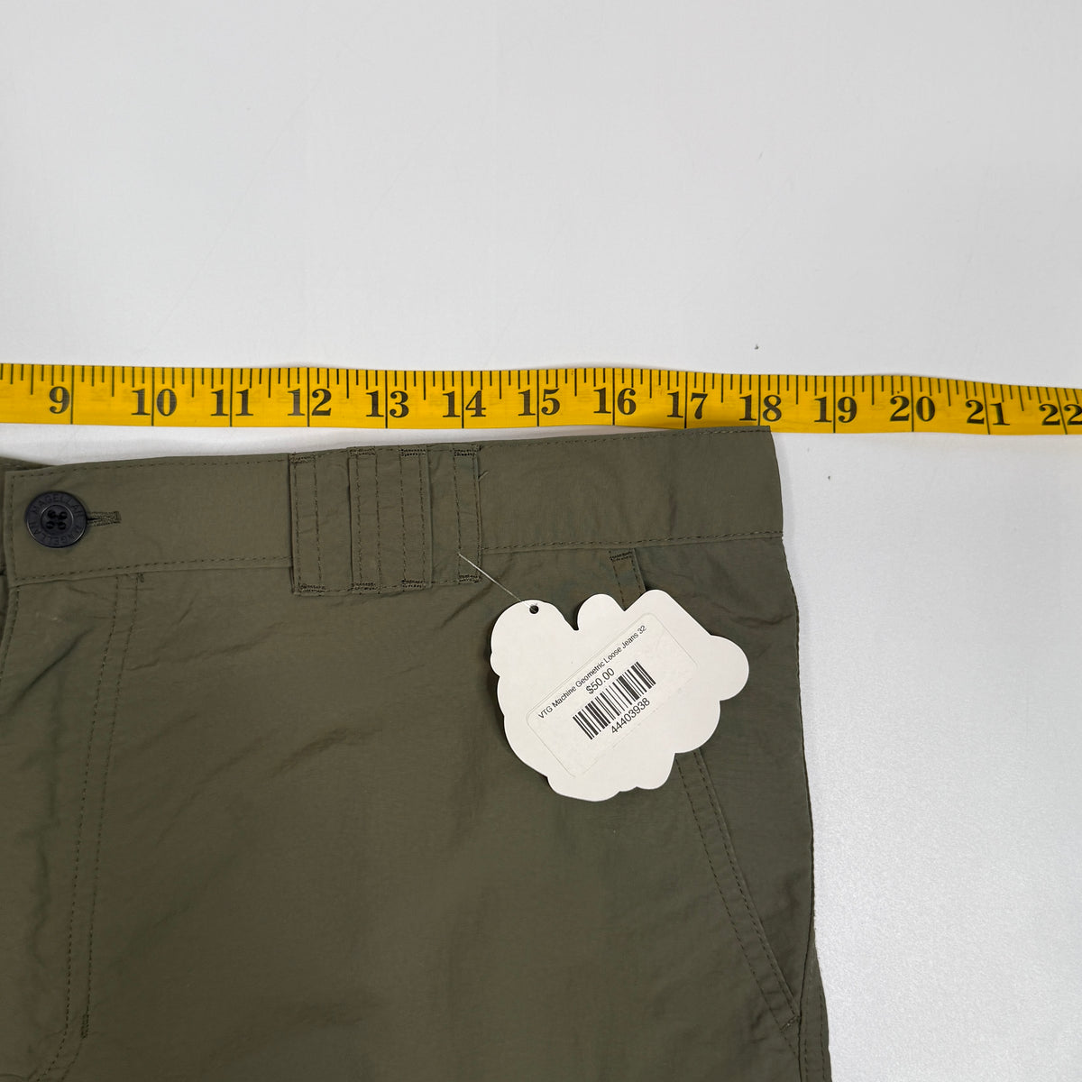 Y2K Magellan Outdoor Utility Cut Off Pants 36" Olive
