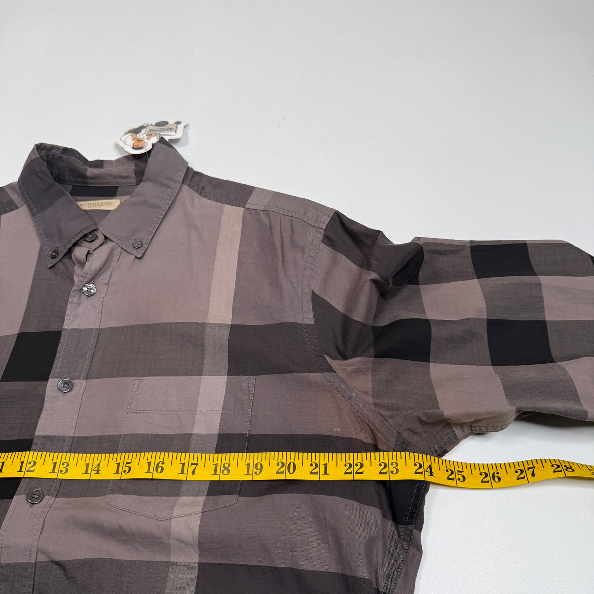Burberry Brit Exploded Check L/S Button Up M/L