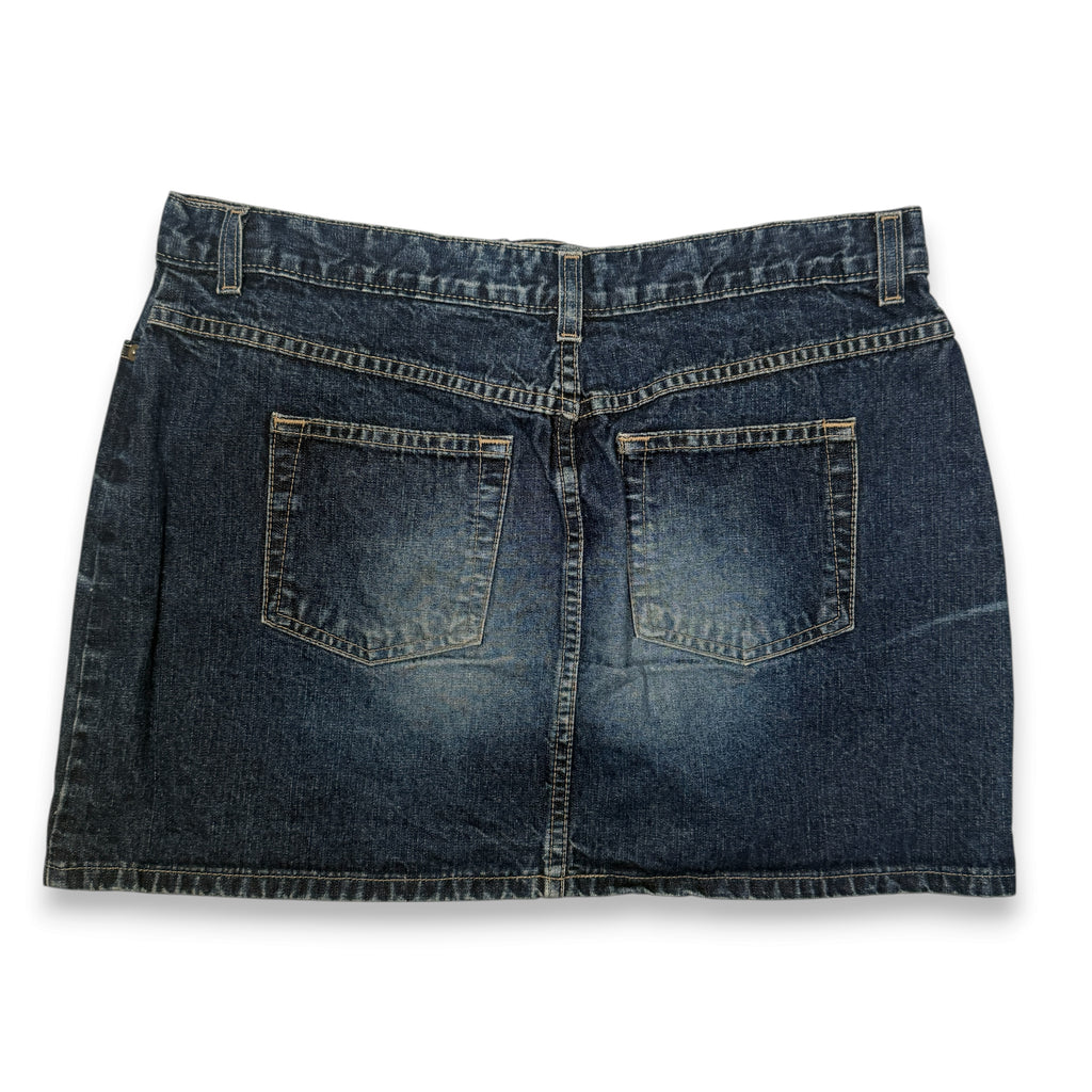 Y2K Rave R4R Denim Skirt 34" L