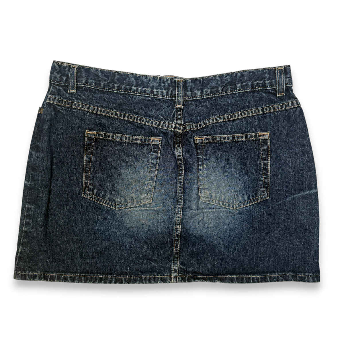 Y2K Rave R4R Denim Skirt 34" L