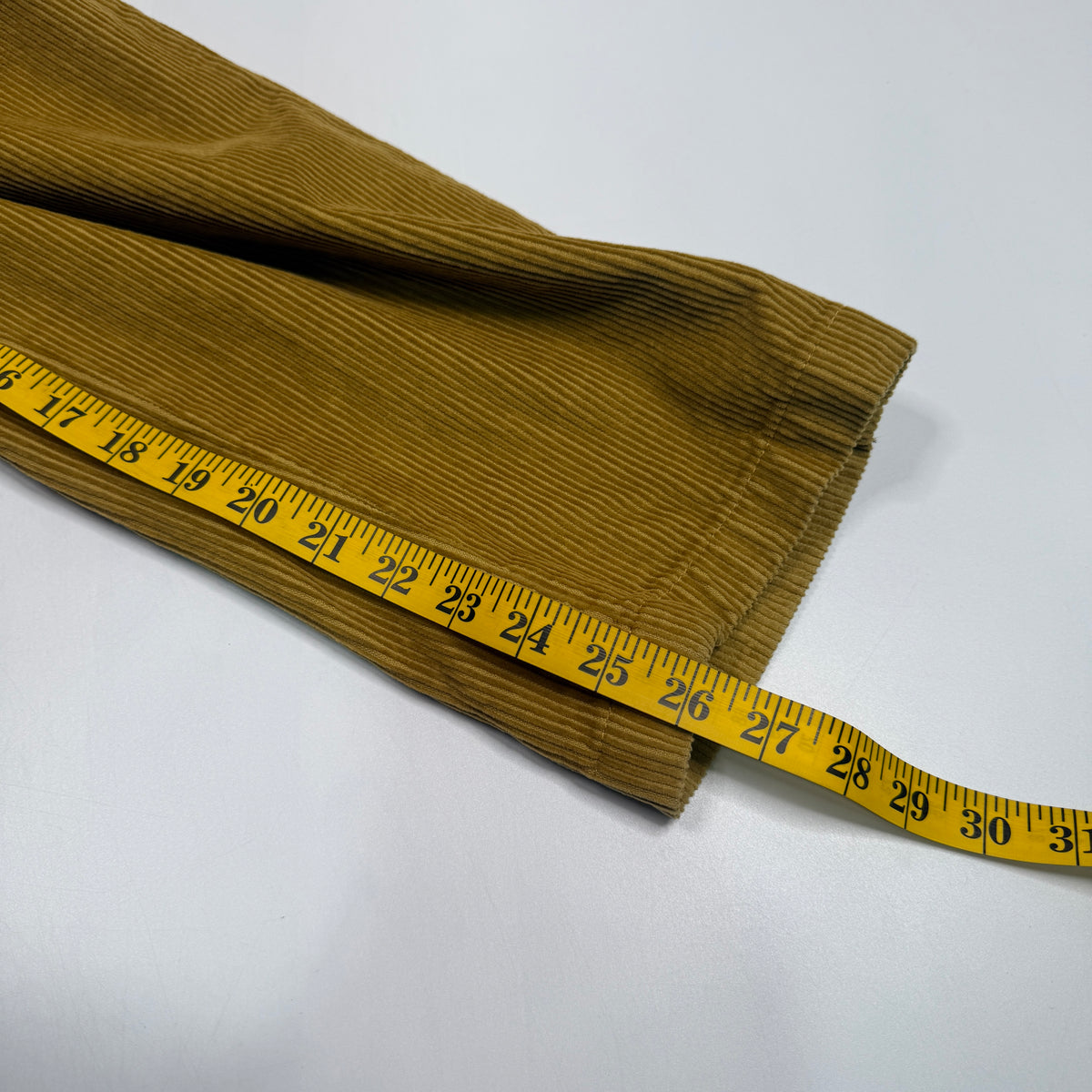 Dickies Corduroy Straight Leg Pants 28" S Mustard
