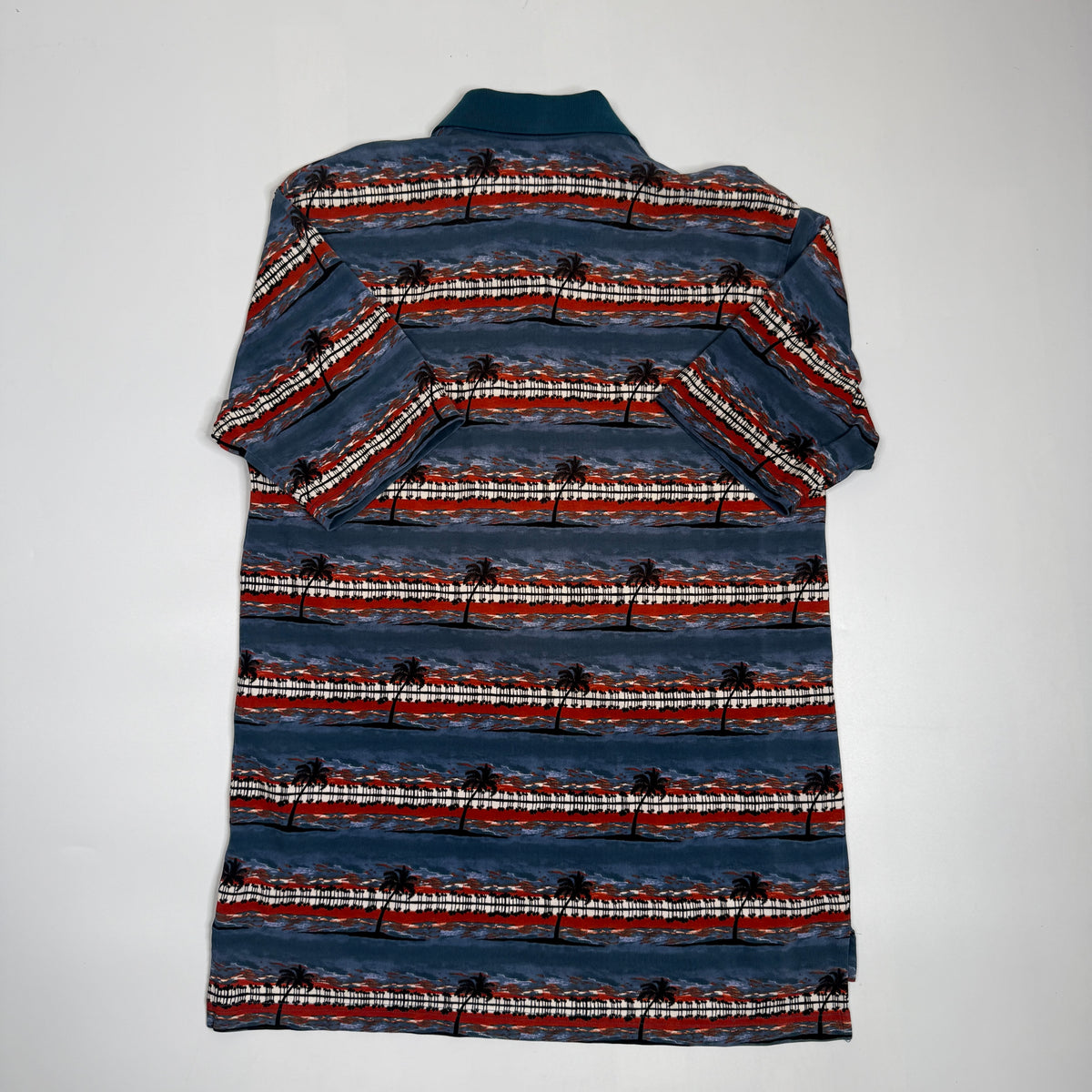 VTG Tabasco Tropical AOP Polo Shirt L