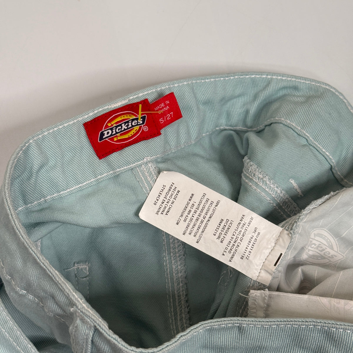 Y2K Dickies Utility Carpenter Pants 30" M Light Blue