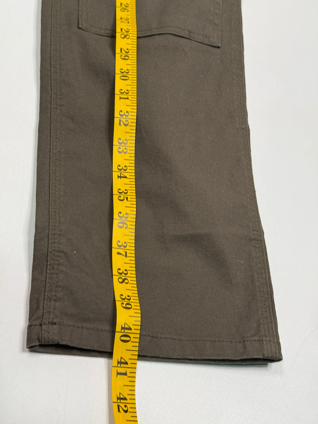 NWT Dickies Double Front Carpenter Straight Fit Pants 28" S Olive