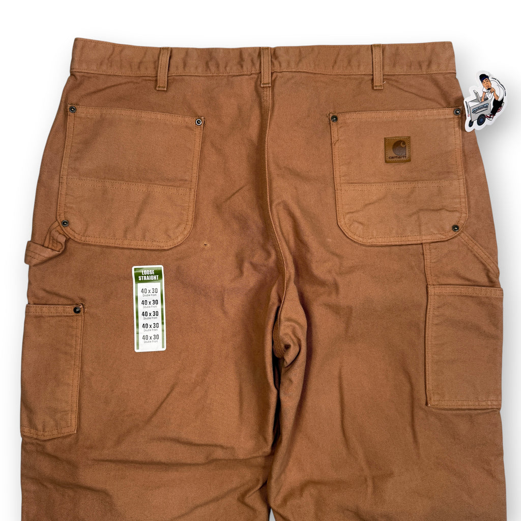 NWT Carhartt Straight Washed Duck Double Front Pants 40 (FLAWED)