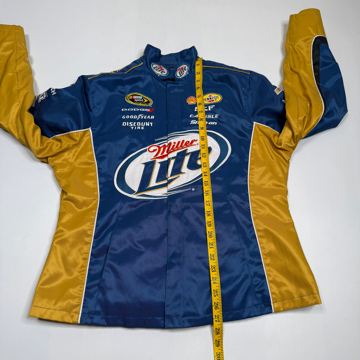 Y2K Chase Authentic Miller Lite NASCAR Jacket XL wmn