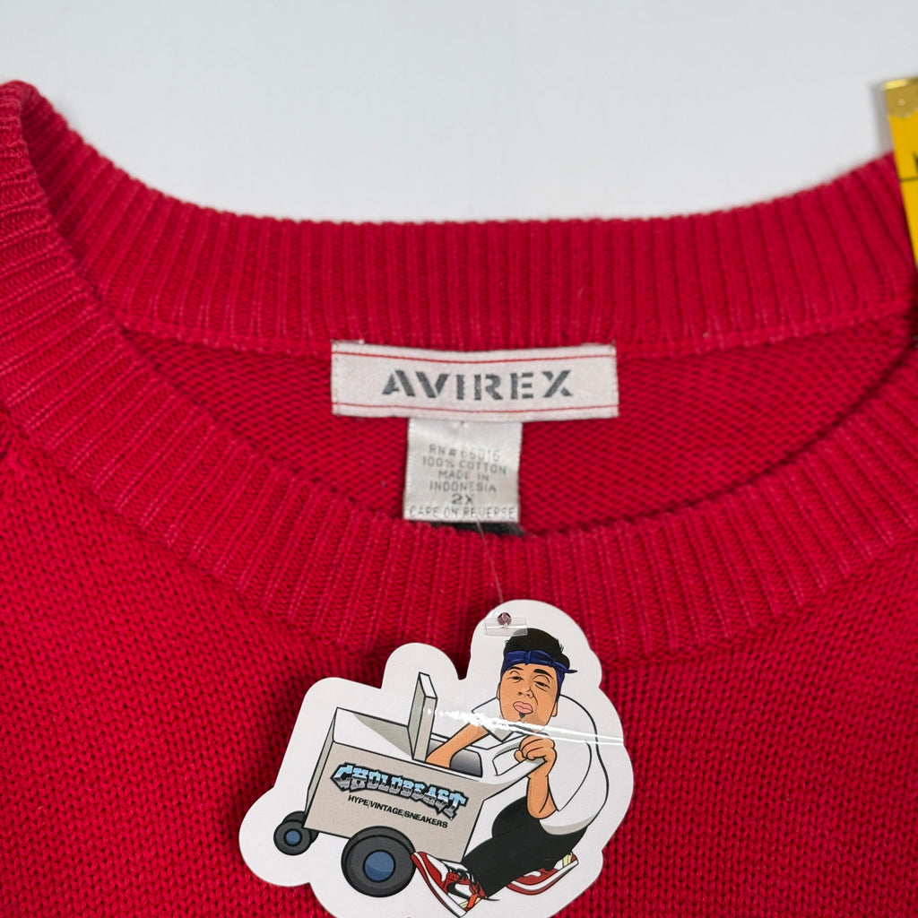 YwK Avirex Colorblock Knitted Sweatshirt 2XL