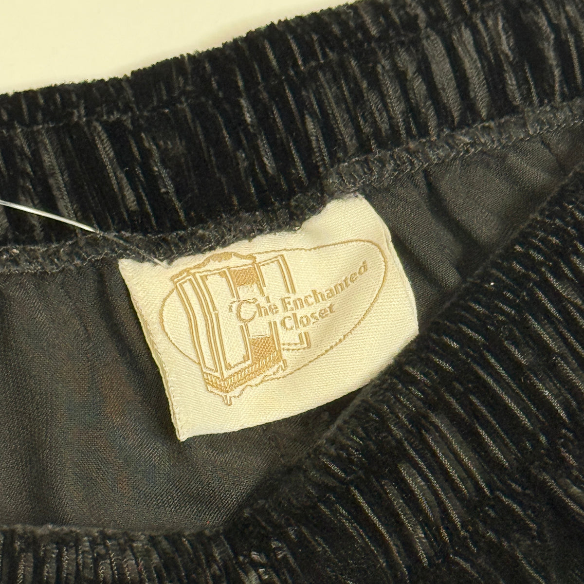VTG Enchanted Closet Velvet Wide Leg Pants S/M