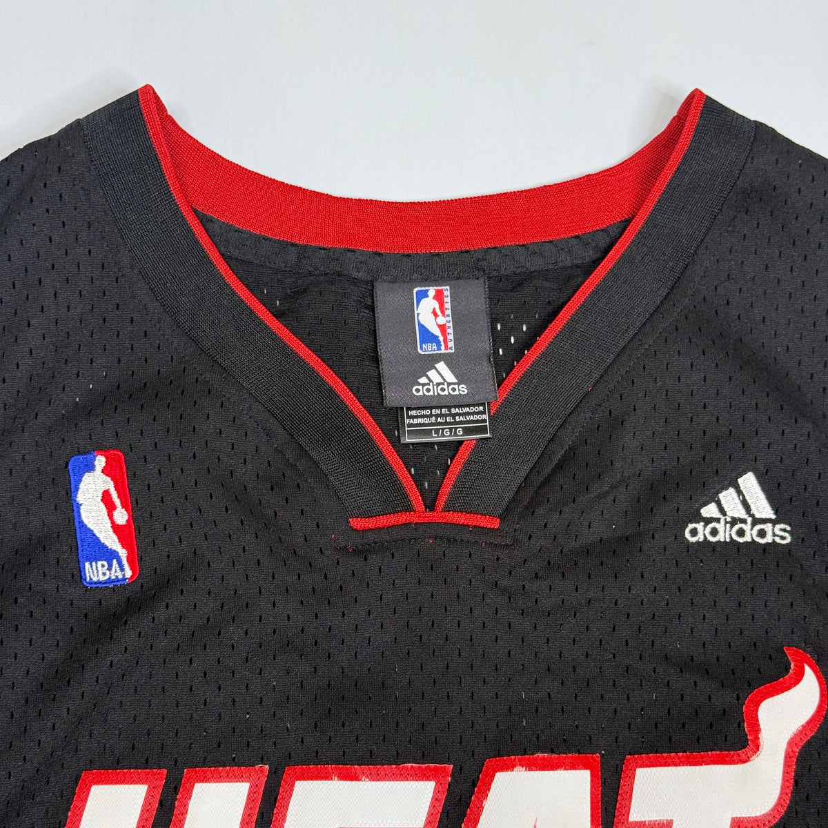 Adidas Miami Heat Wade Basketball Jersey L